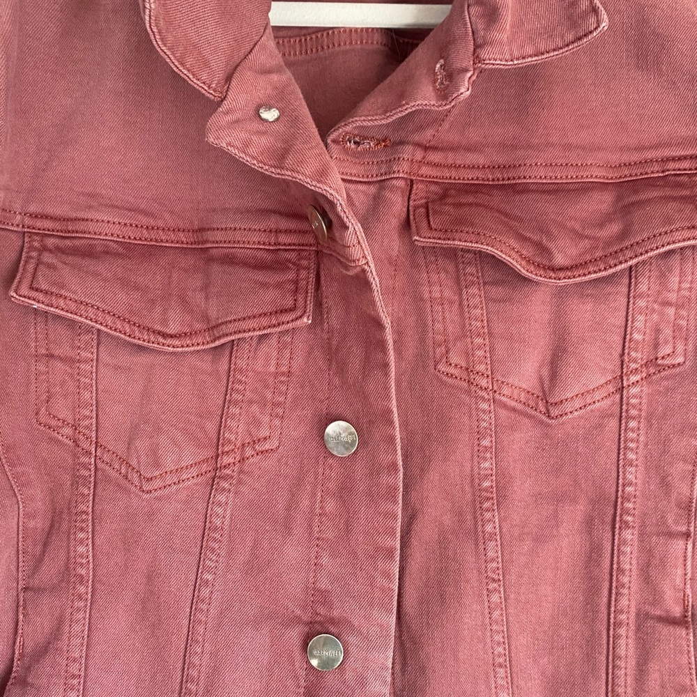 Pink Warp +Weft Jean Jacket 2X - gently worn